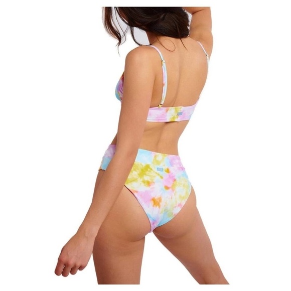 New! BananaMoon Triangle Tie Dye High Waisted Bikini Bottom 31471 - Picture 3 of 11